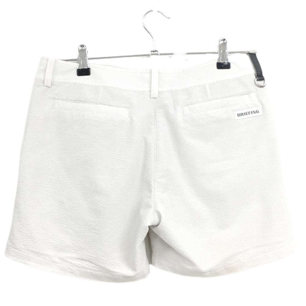 ブリーフィング ショートパンツ 白 ストレッチ レディース S ゴルフ