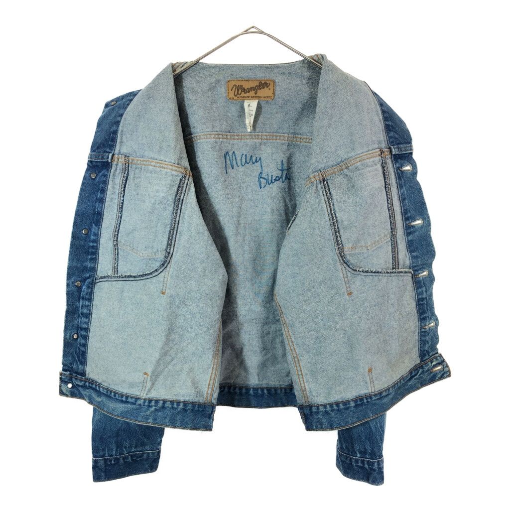 90年代 USA製 Wrangler ラングラー M-159 デニムジャケット ブルー