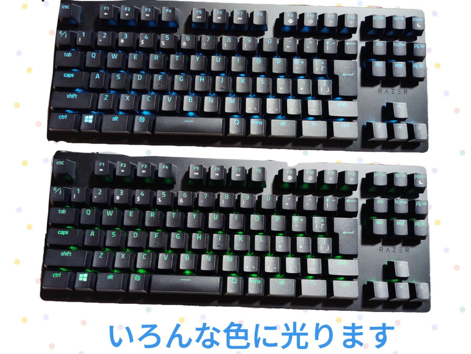 Razer Huntsman TE JP ゲーミングキーボード 日本語配列 - メルカリ