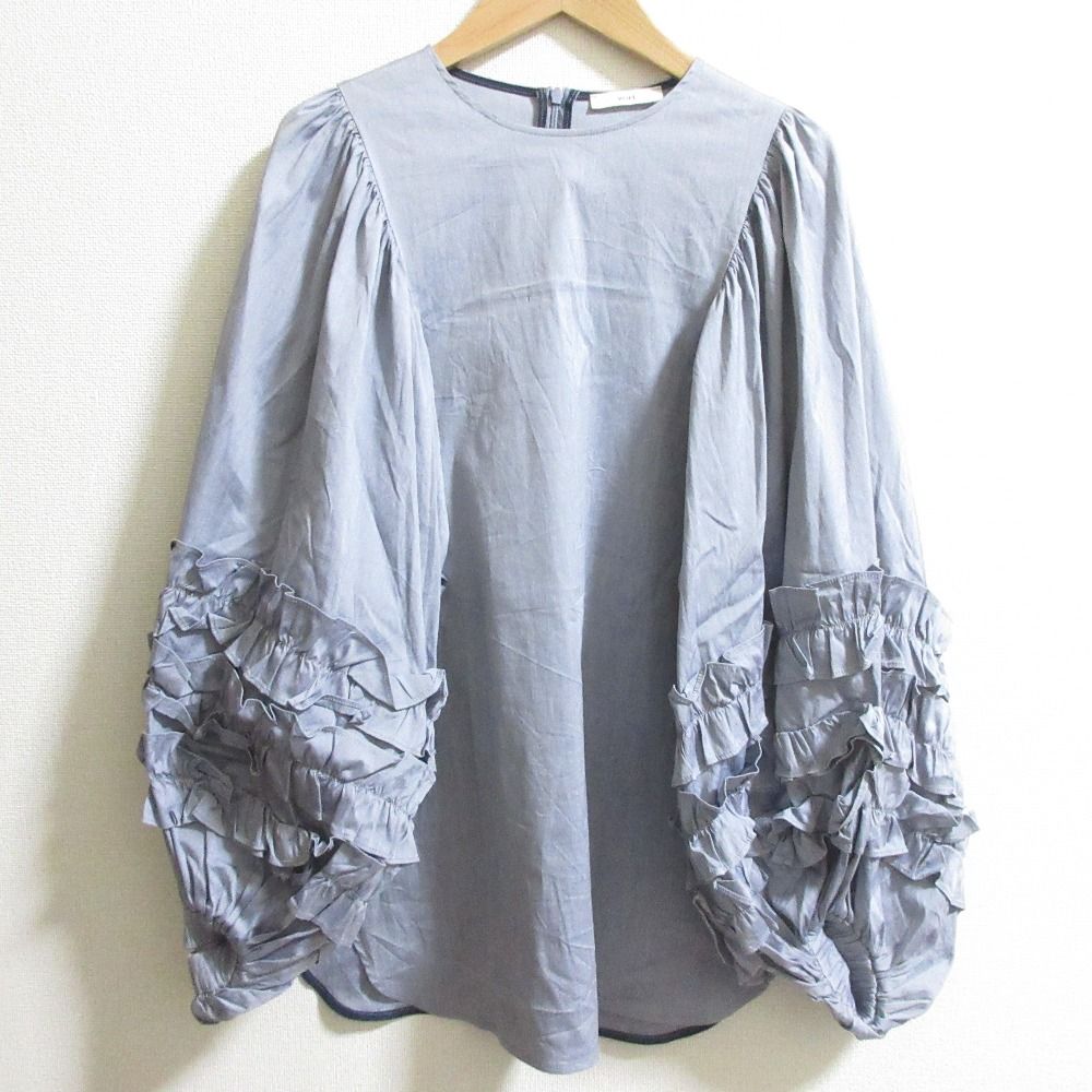 美品】 yori / ヨリ | 2023AW | ダブルフリルカラーブラウス 美品】 yori / ヨリ | 2023AW | ダブルフリルカラーブラウス