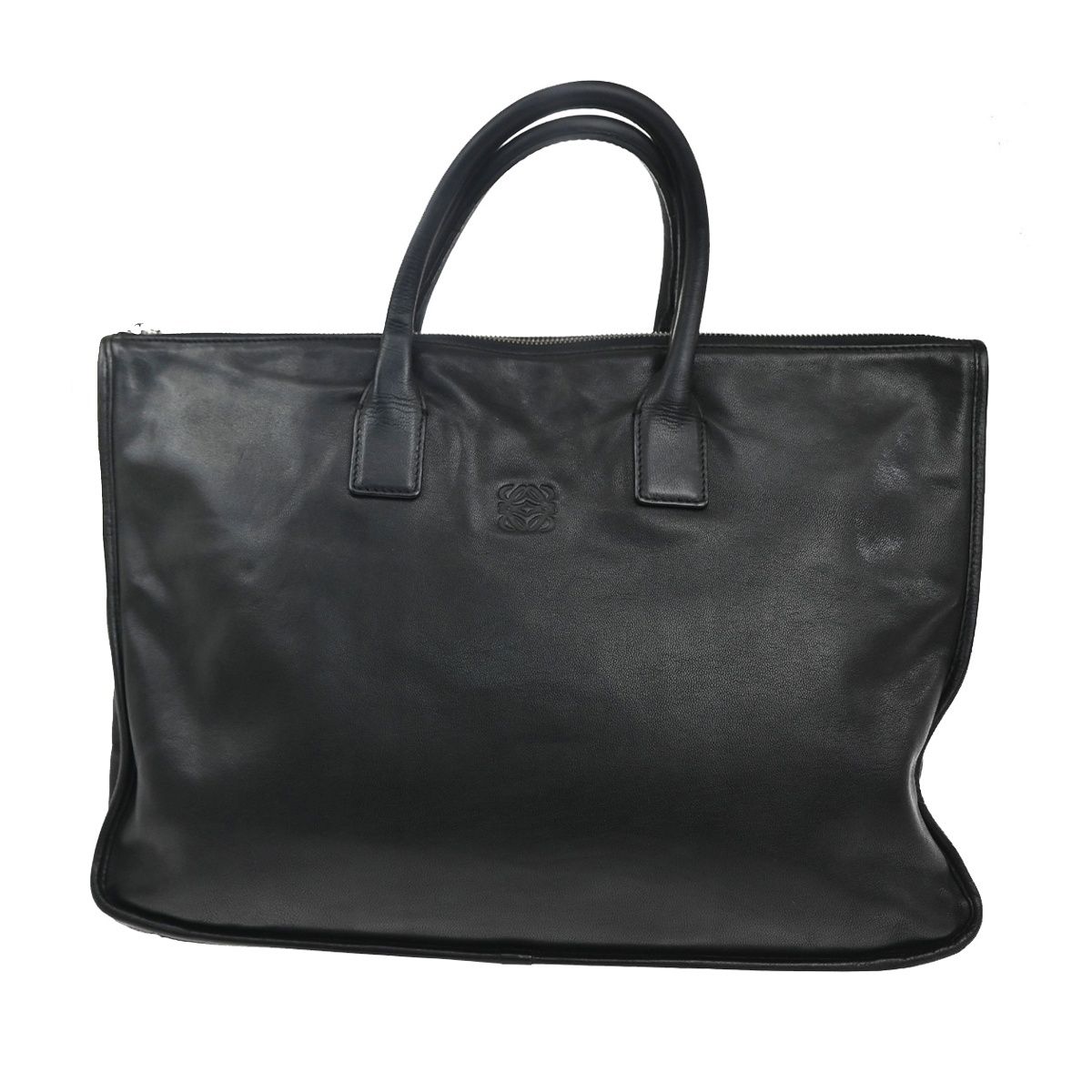 LOEWE ロエベ アナグラム ビジネスバッグ ハンドバッグ ブラック 
