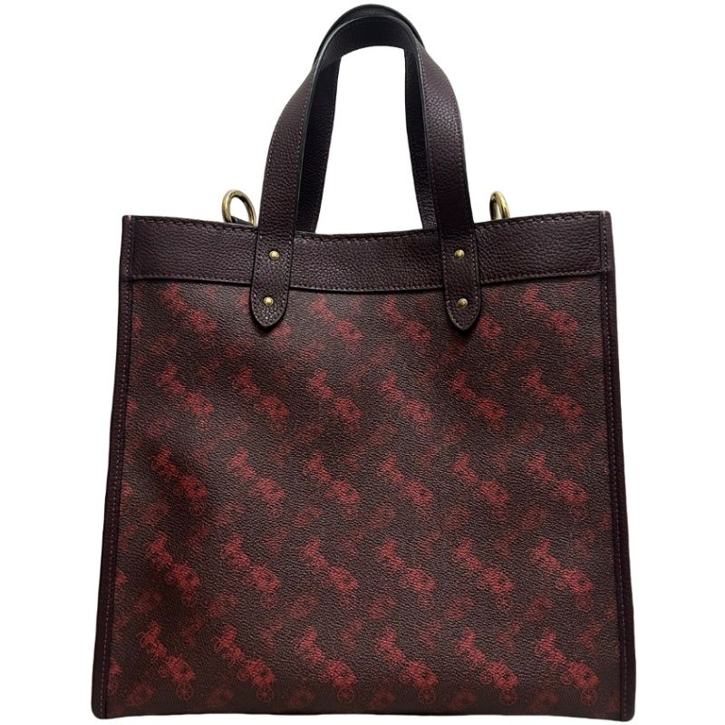 COACH コーチ ホース＆キャリッジ トートバッグ 89143 ボルドー