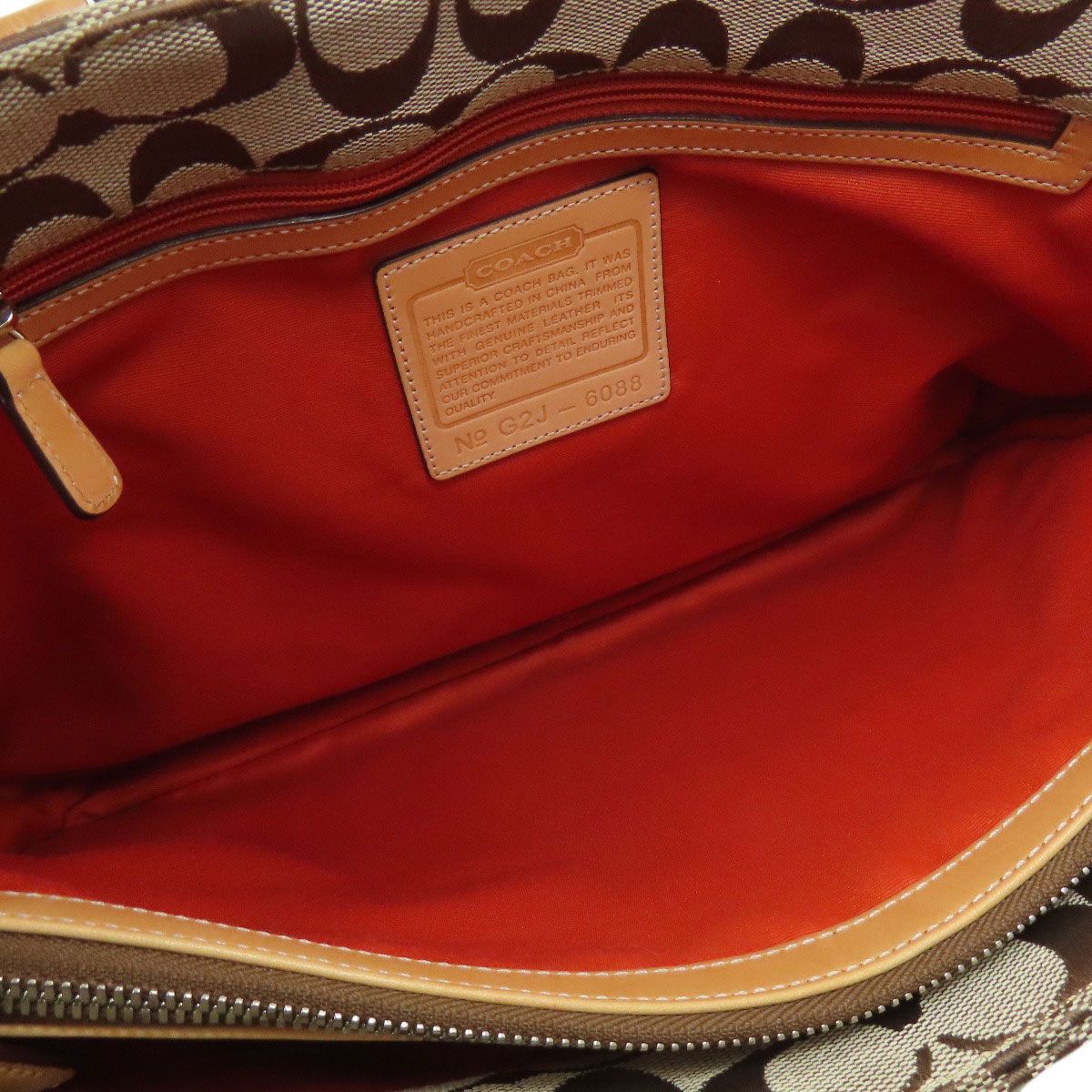 COACH コーチ 6088 シグネチャー トートバッグ キャンバス レディース 