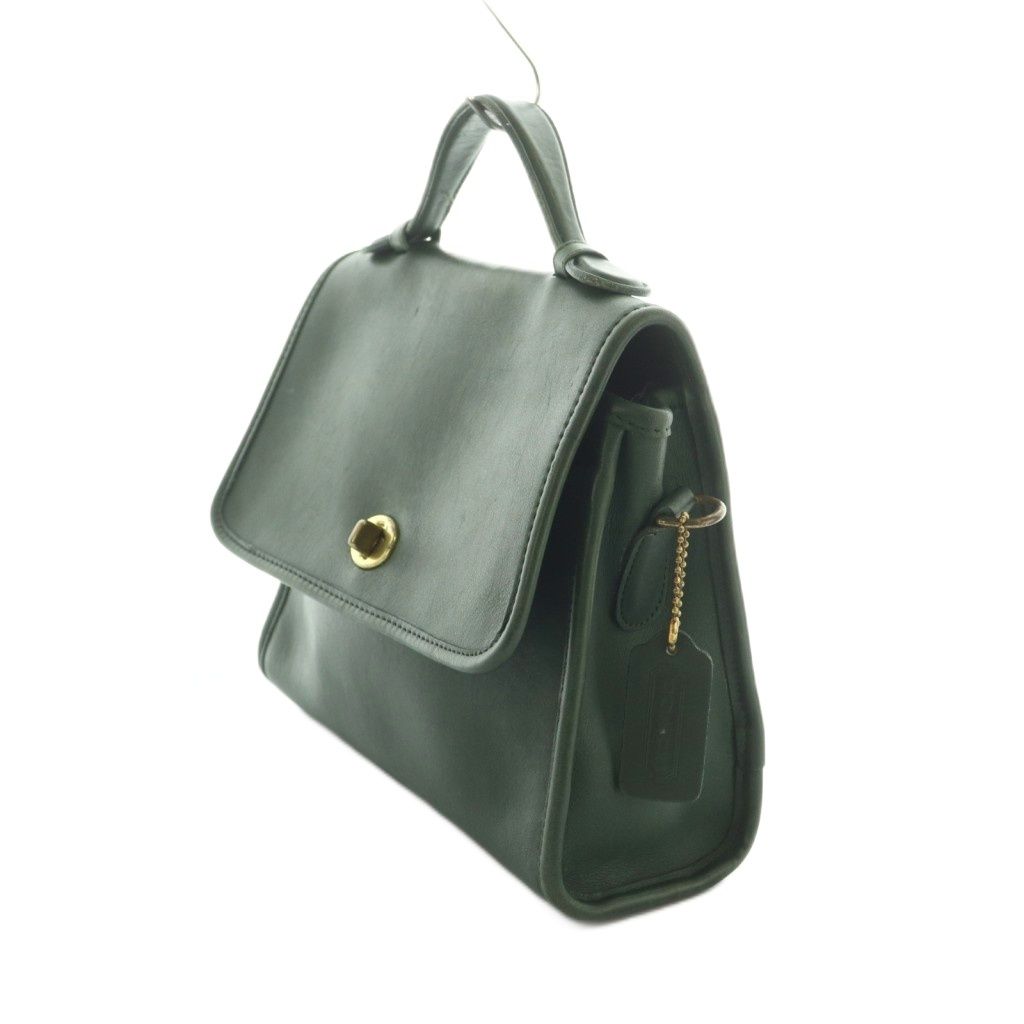 3819】COACH コーチ 9870 オールドコーチ レザー ターンロック