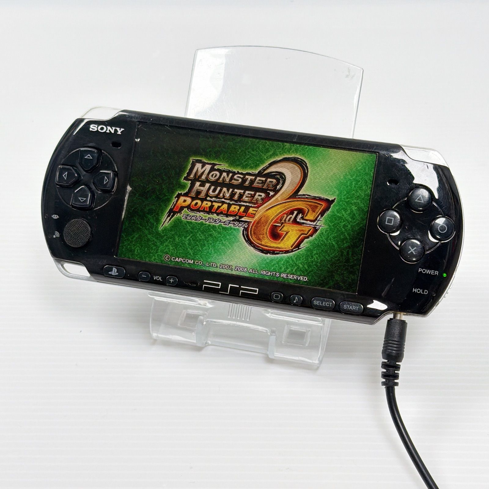訳あり品 PSP 3000 ピアノブラック 遊べるセット 動作確認済み FW6.36 