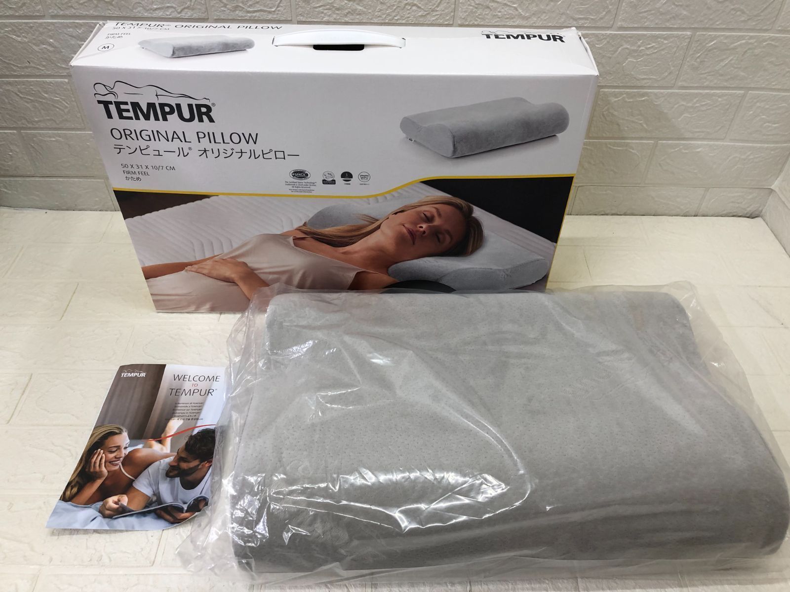 TEMPUR テンピュール オリジナルネックピロー グレー Mサイズ 4,752円