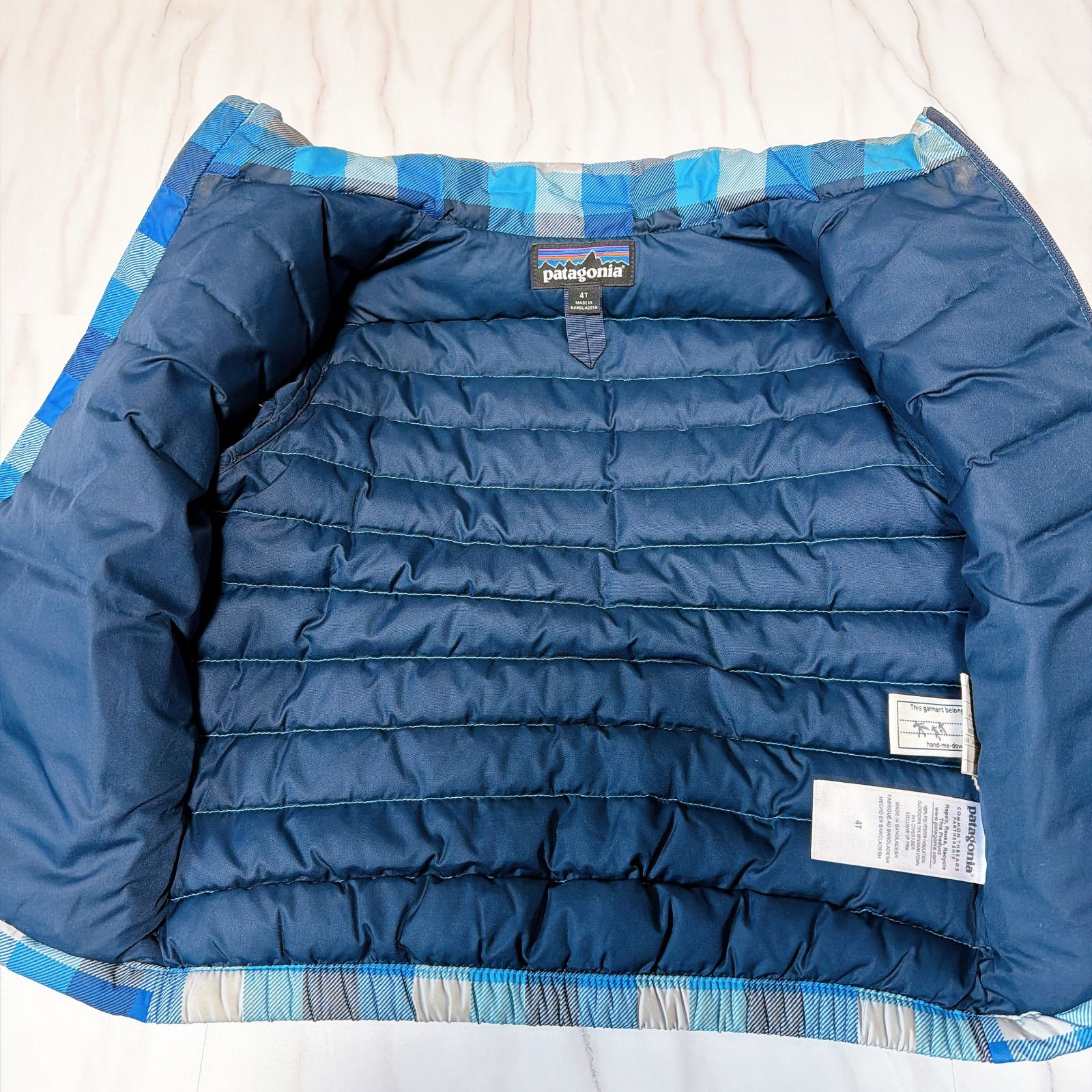 patagonia パタゴニア ダウンセーター ダウンジャケット チェック 