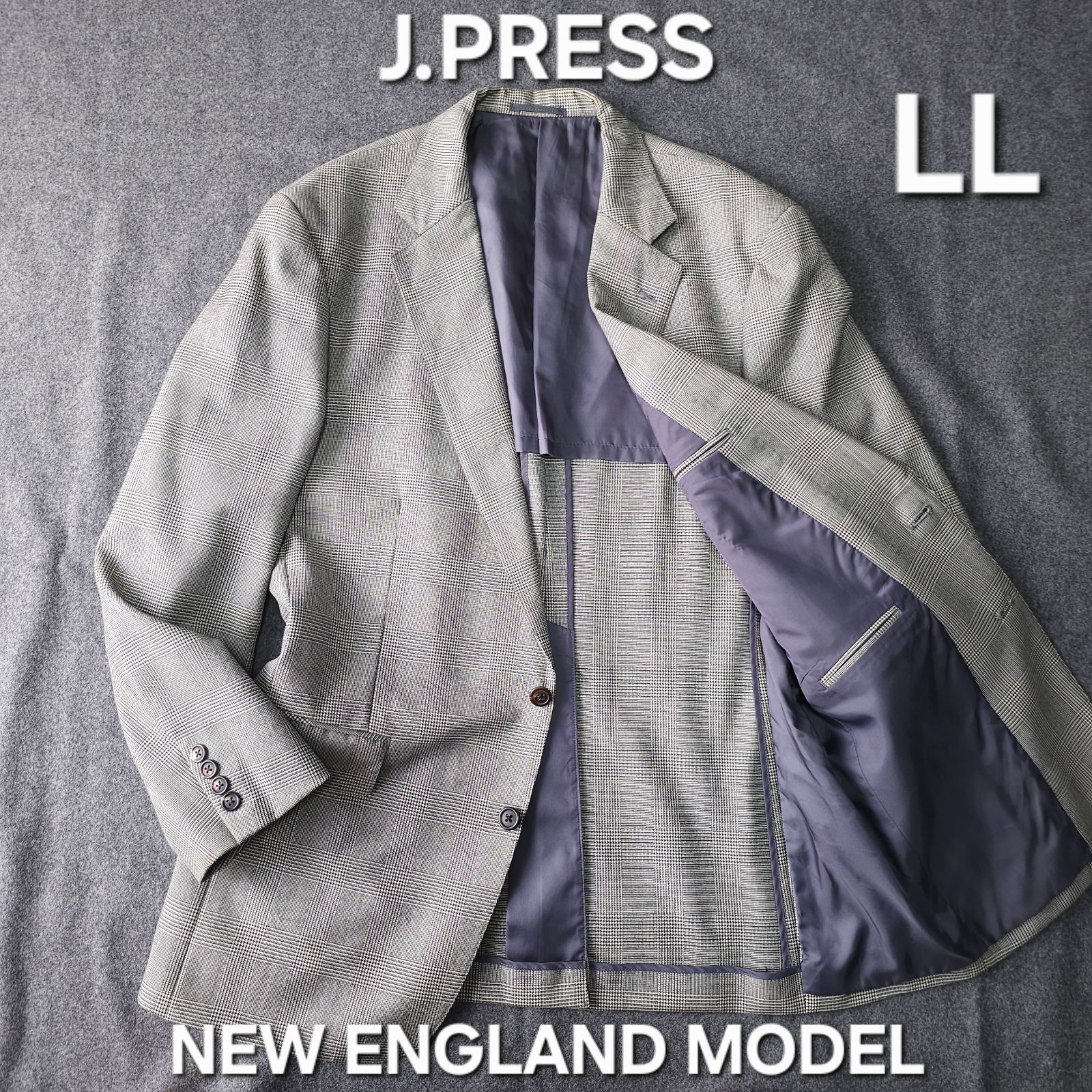 ?値下げ交渉受付中】 J.PRESS AB7 LL テーラードジャケット グレン 