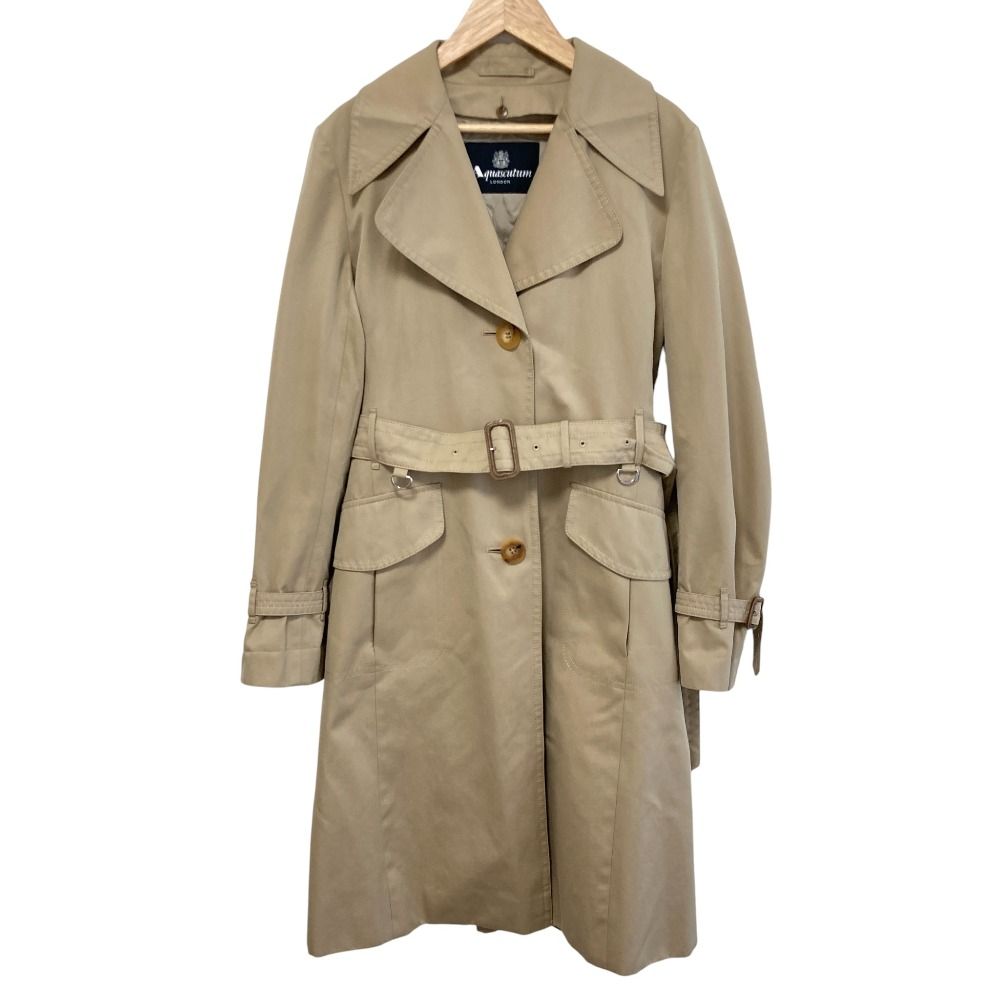 Aquascutum アクアスキュータム ライナー付き トレンチコート サイズ7F
