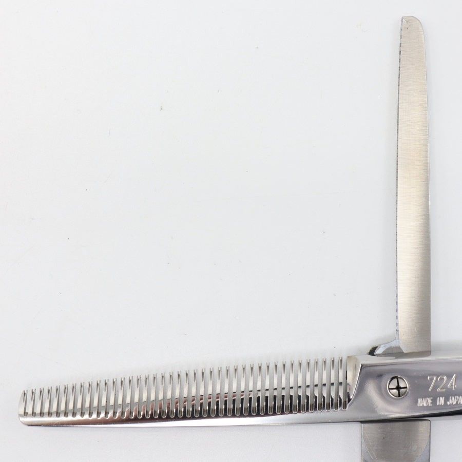 美品】光シザー THINNING 724 セニング 6インチ オフセットハンドル 40