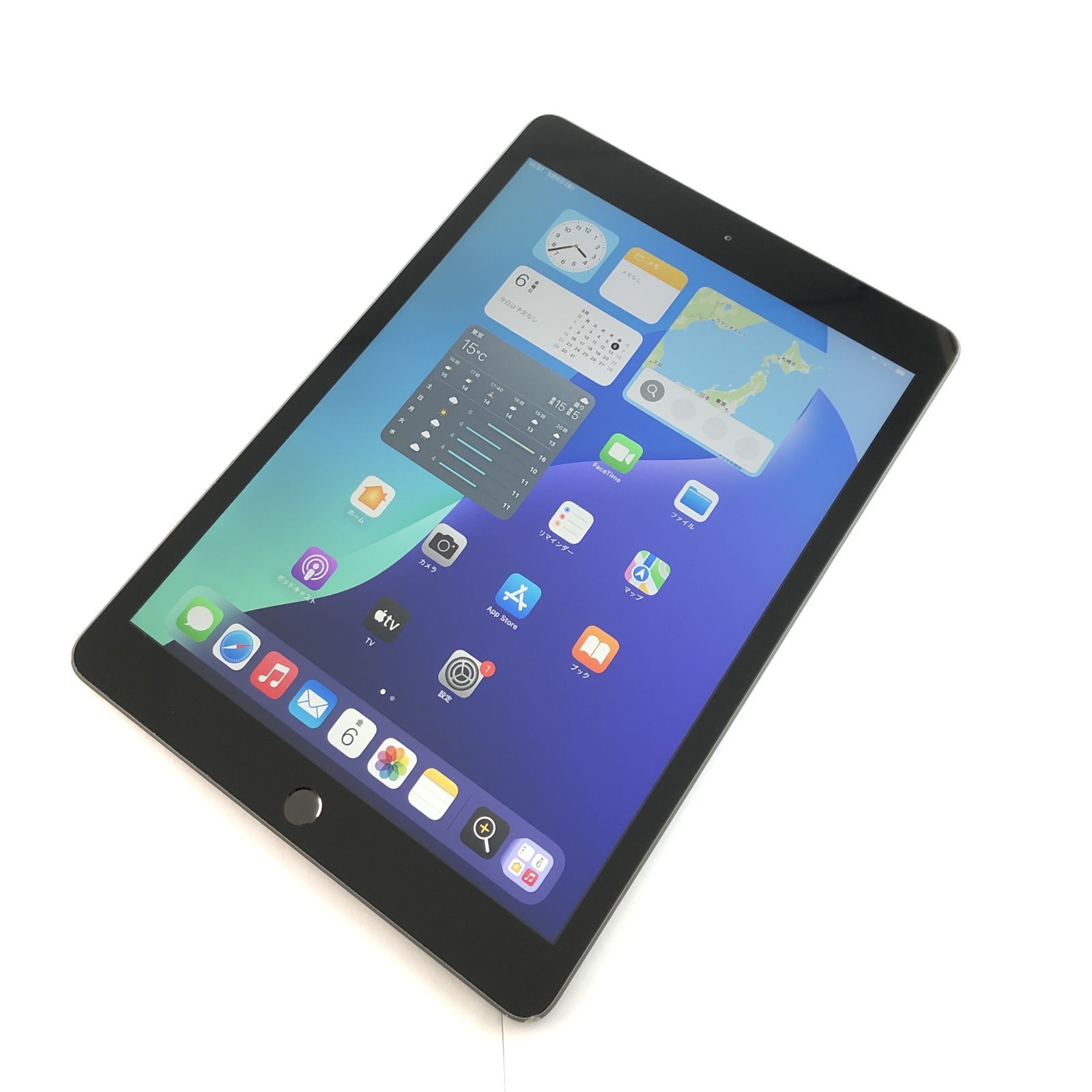 傷あり apple iPad 第7世代 32GB Wi-Fi スペースグレイ MW742J/A 32GB