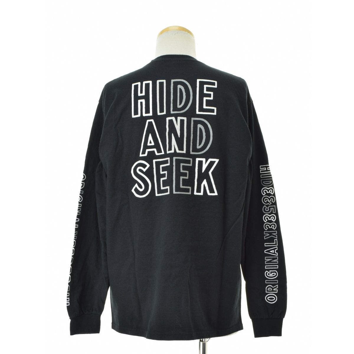 HIDEANDSEEK×ToruNishiura西浦徹】Original H&S L/S Tee長袖Tシャツ 