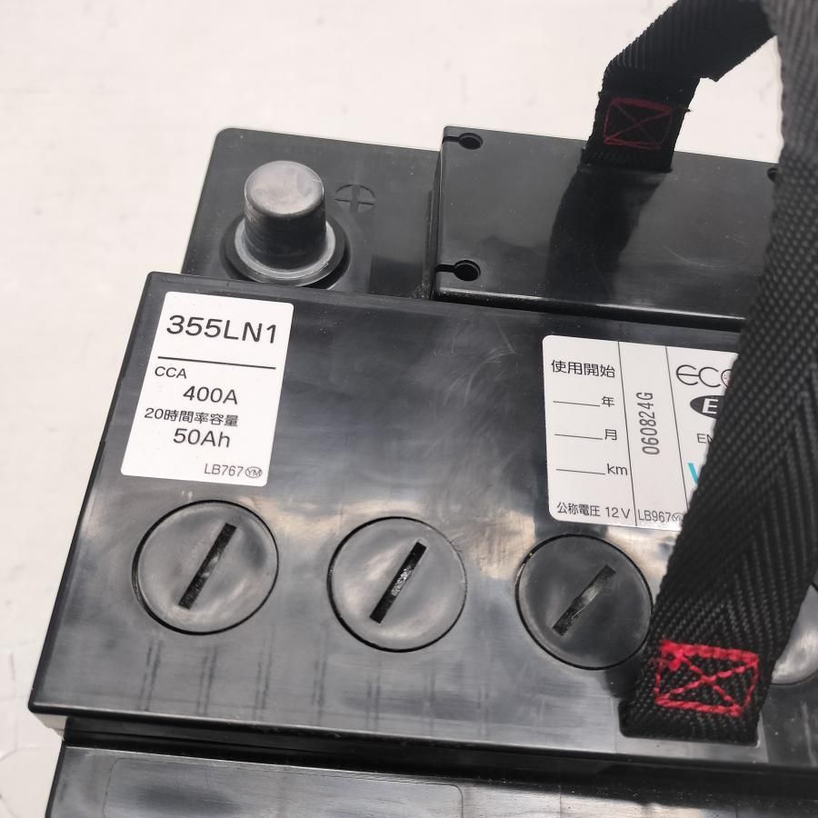GS YUASA 355LN1 バッテリー 50Ah 新品未使用 ◇配送先指定あり◇ GS YUASA ユアサ 355LN1 カーバッテリー 12V 400A
