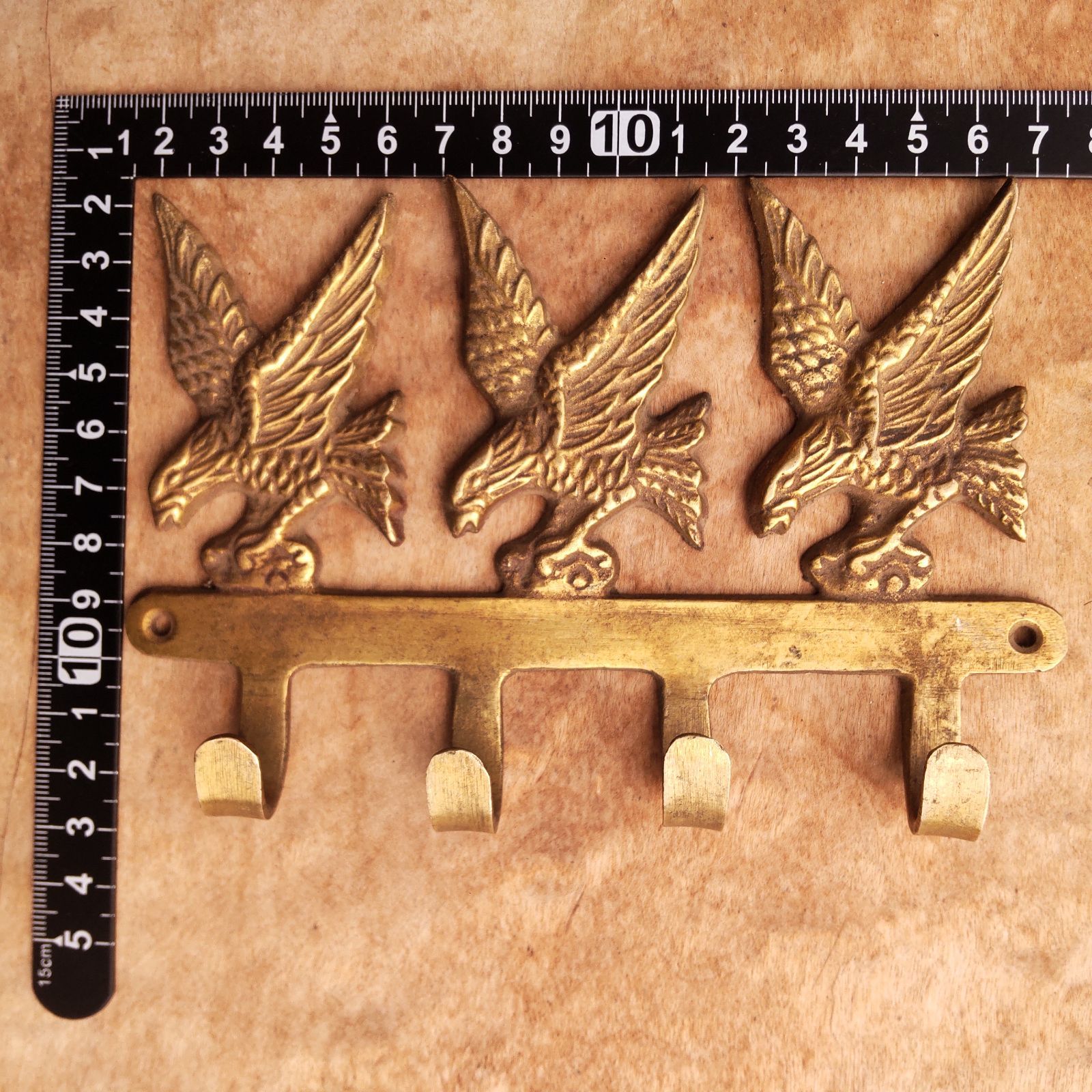 真鍮製 鳥 鷲 イーグル ウォールフック ウォールデコレーション 壁面