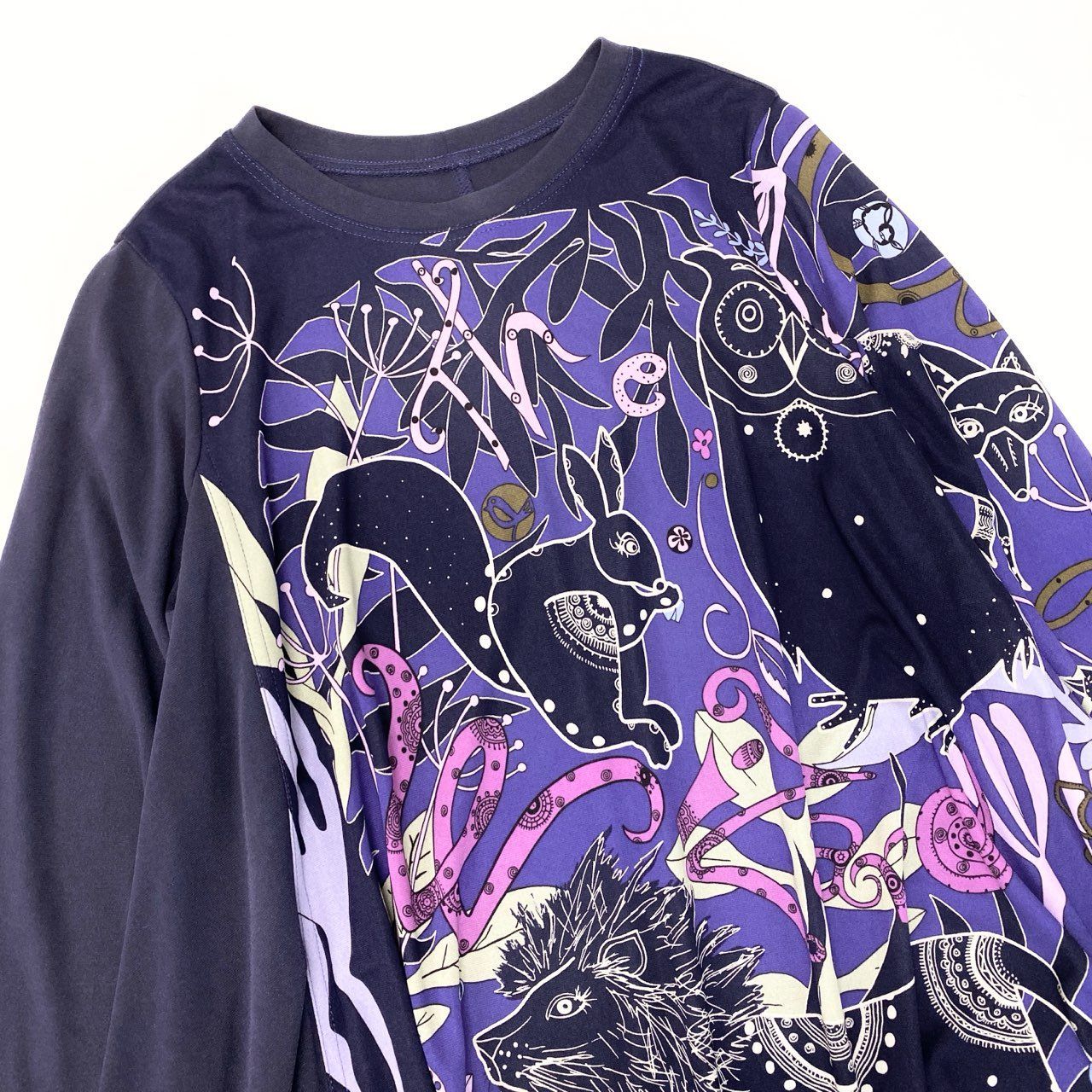 33c10 【美品】 TOKUKO 1er VOL ロングスリーブ チュニックワンピース 