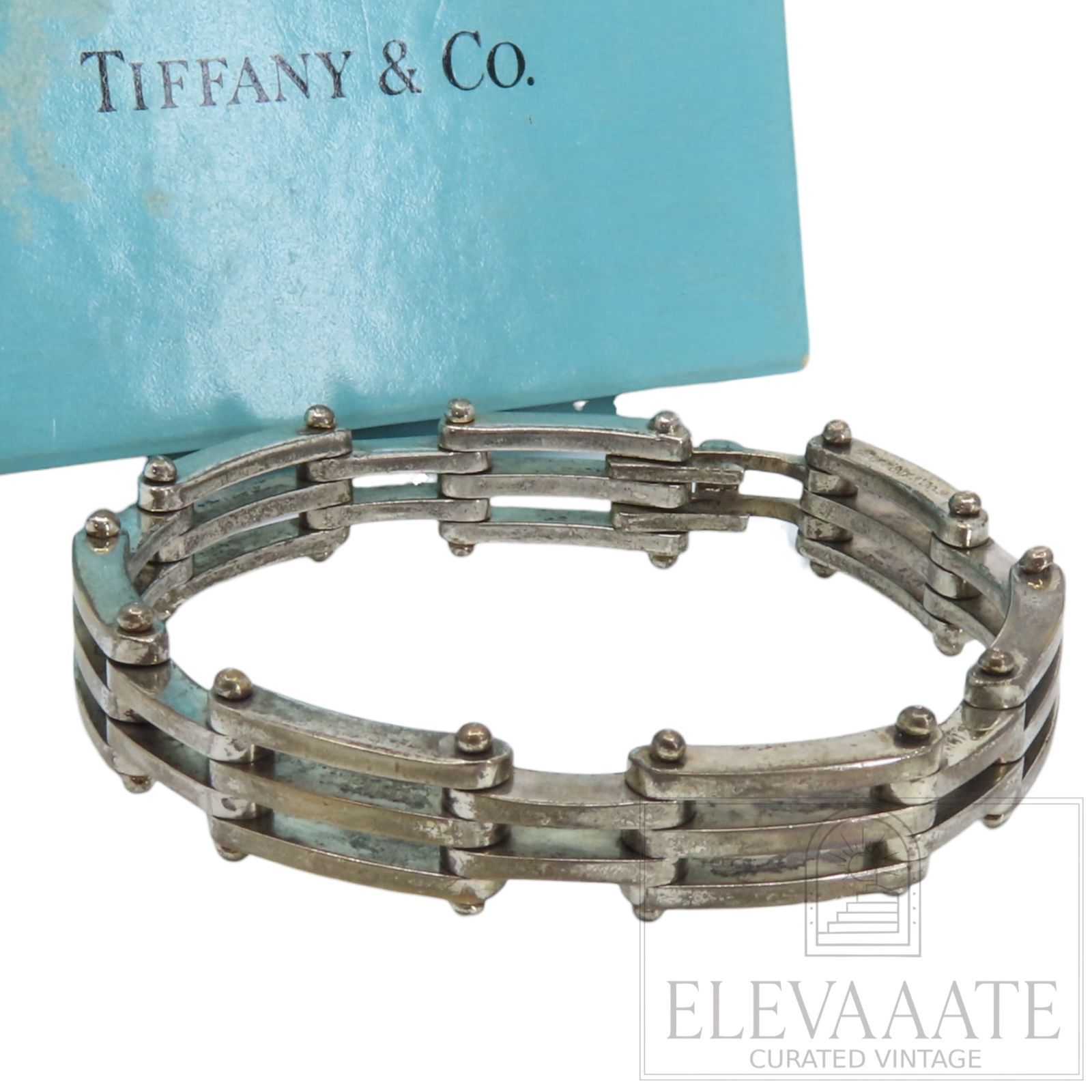 希少 Tiffany&Co. ヴィンテージ ティファニー ゲート リンク シルバー