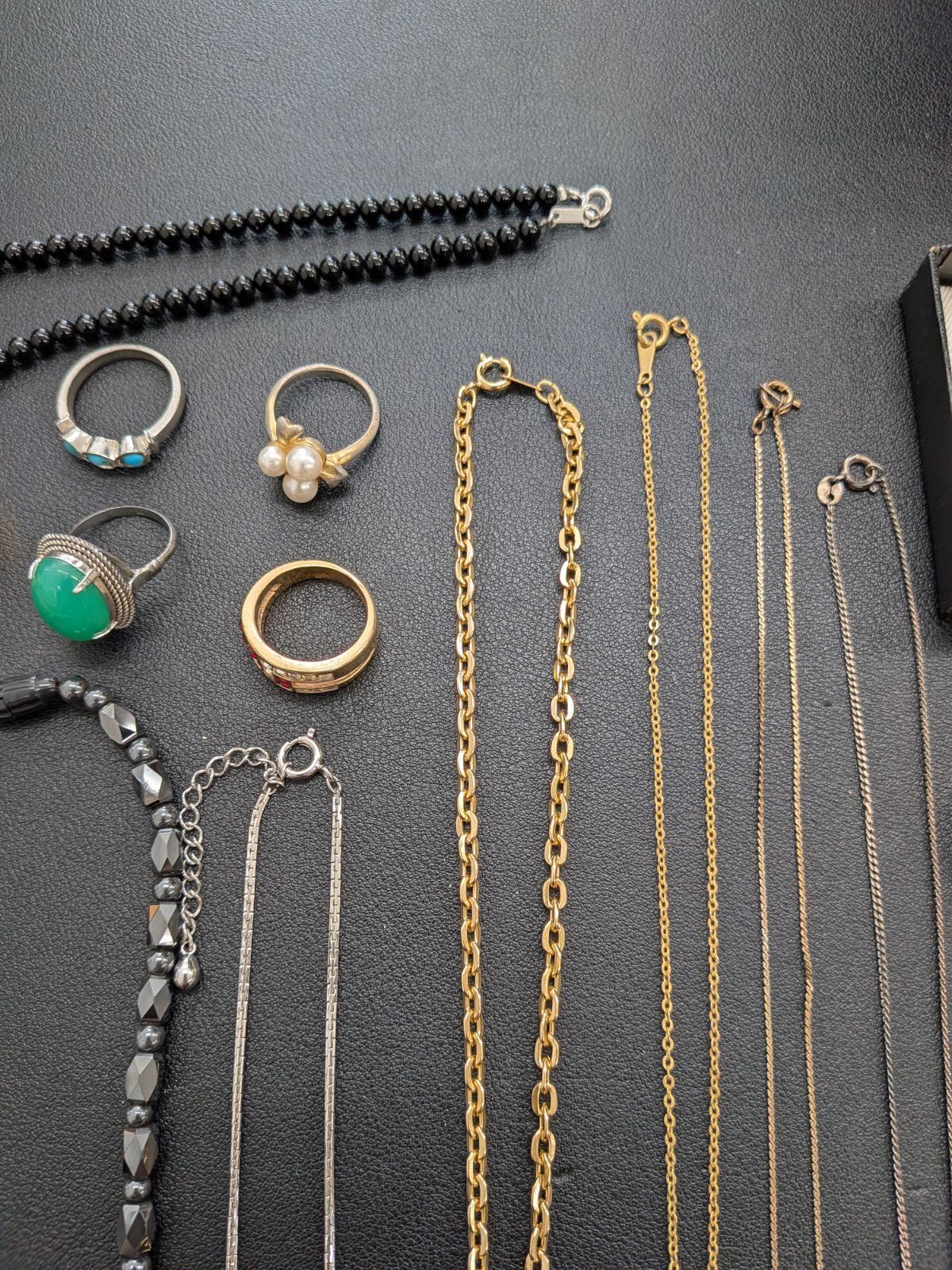遺品整理まとめて□85】ジュエリー 20点 18K刻印 SILVER 本珊瑚 べっ甲