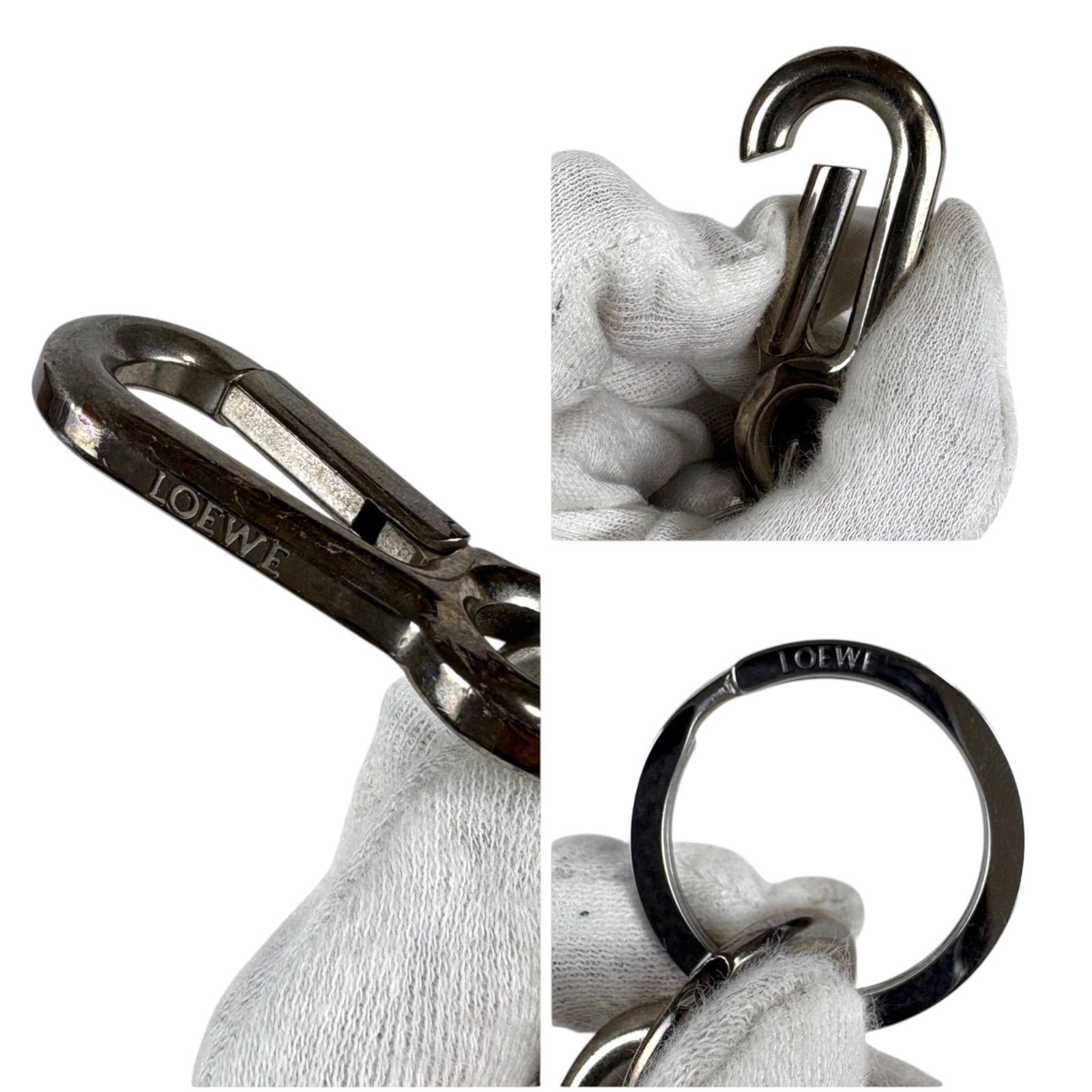 LOEWE ロエベ ノットキーリング ブラック LOEWE ロエベ ノット