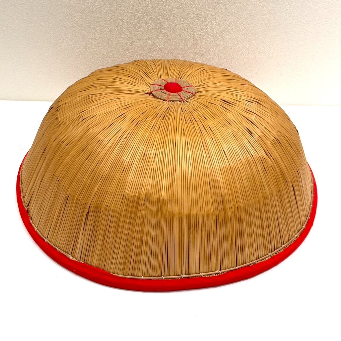 【え沖】 琉球 笠 むんじゅる笠 琉球舞踊 沖縄 工芸品 伝統品 エイサー 民族衣装 和装小物 MD0S03007