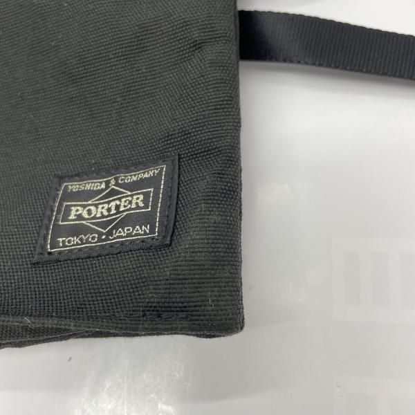 中古】PORTER ハイブリット サコッシュ 黒 ポーター[91][240091404695
