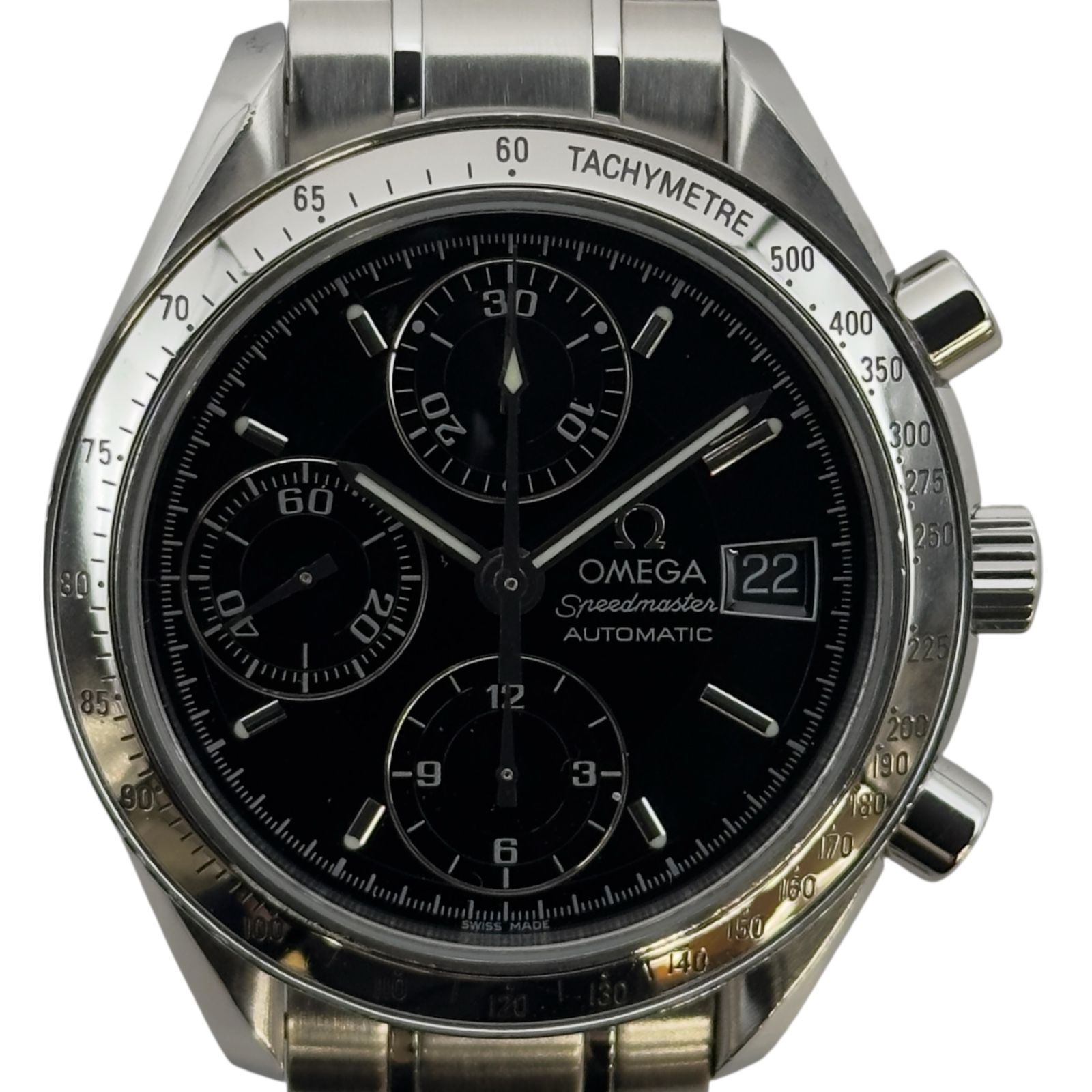 オメガ OMEGA スピードマスター デイト クロノグラフ 3513.50 ブラック 