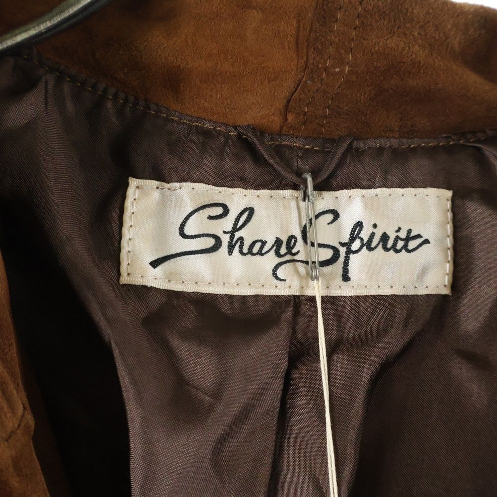 SHARE SPIRIT (シェアスピリット) シープレザー フーデッド ジップ
