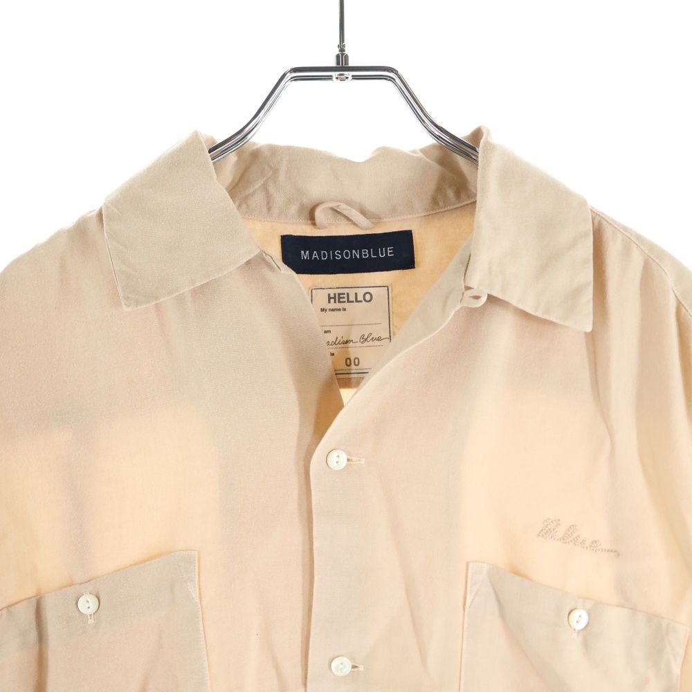 MADISONBLUE (マディソンブルー) BOWLING SHIRT OVER DYED オーバー 