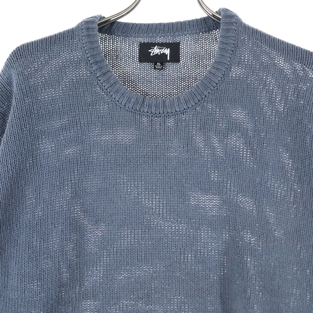 STUSSY (ステューシー) SURFMAN ICON COTTON LINEN CREW サーフマン
