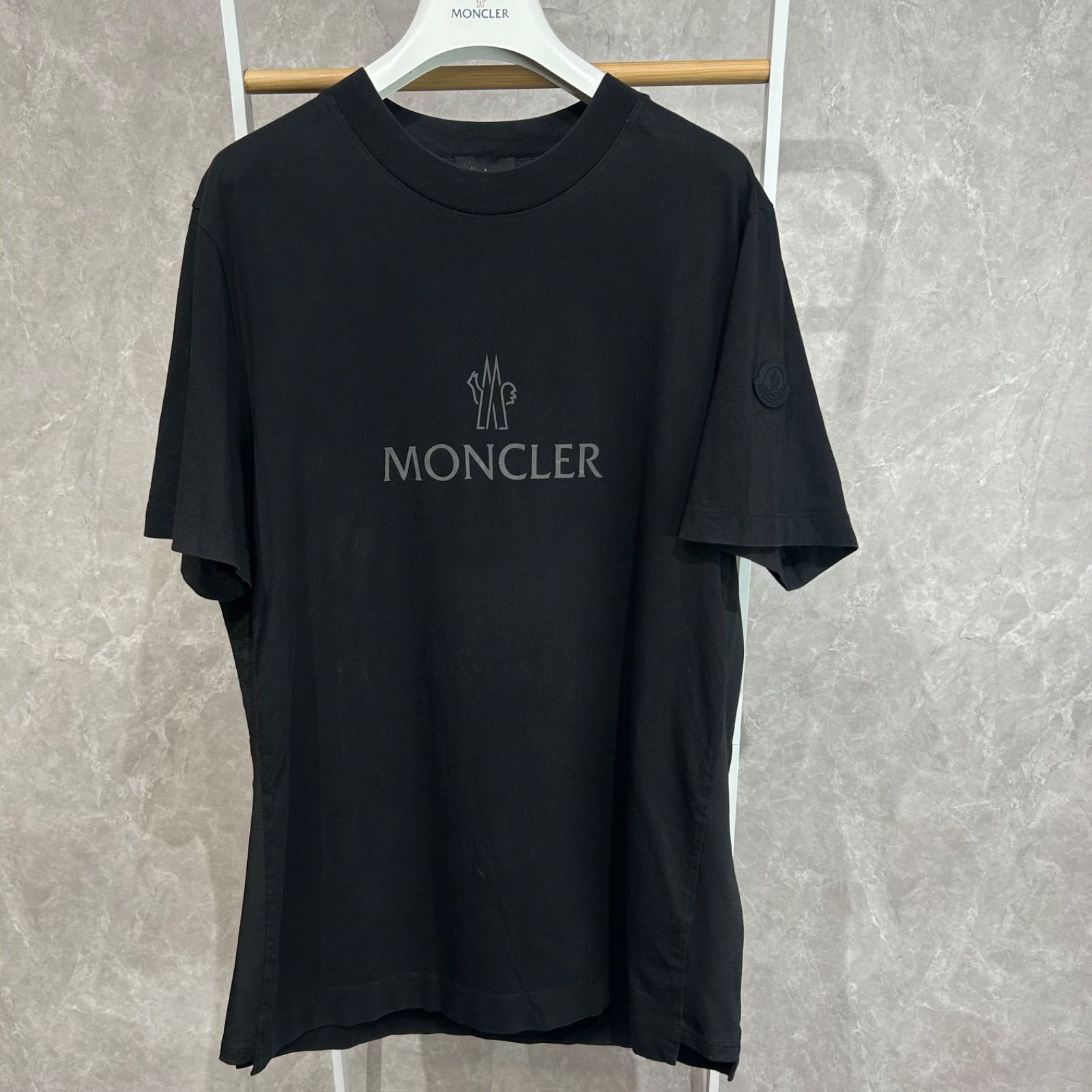 MONCLER モンクレール ラバーワッペン Tシャツ - 美品MONCLER 