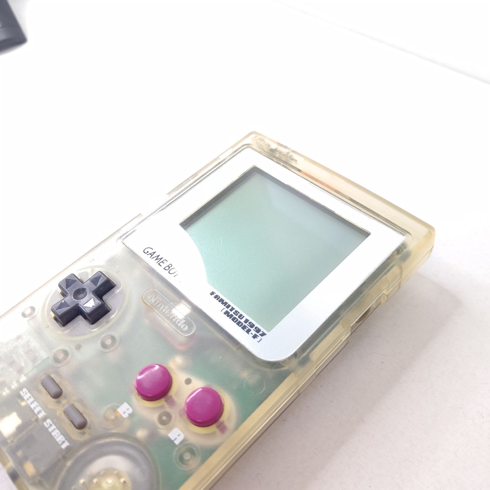 美品 ゲームボーイポケット ファミ通 限定モデル スケルトン 激レア 