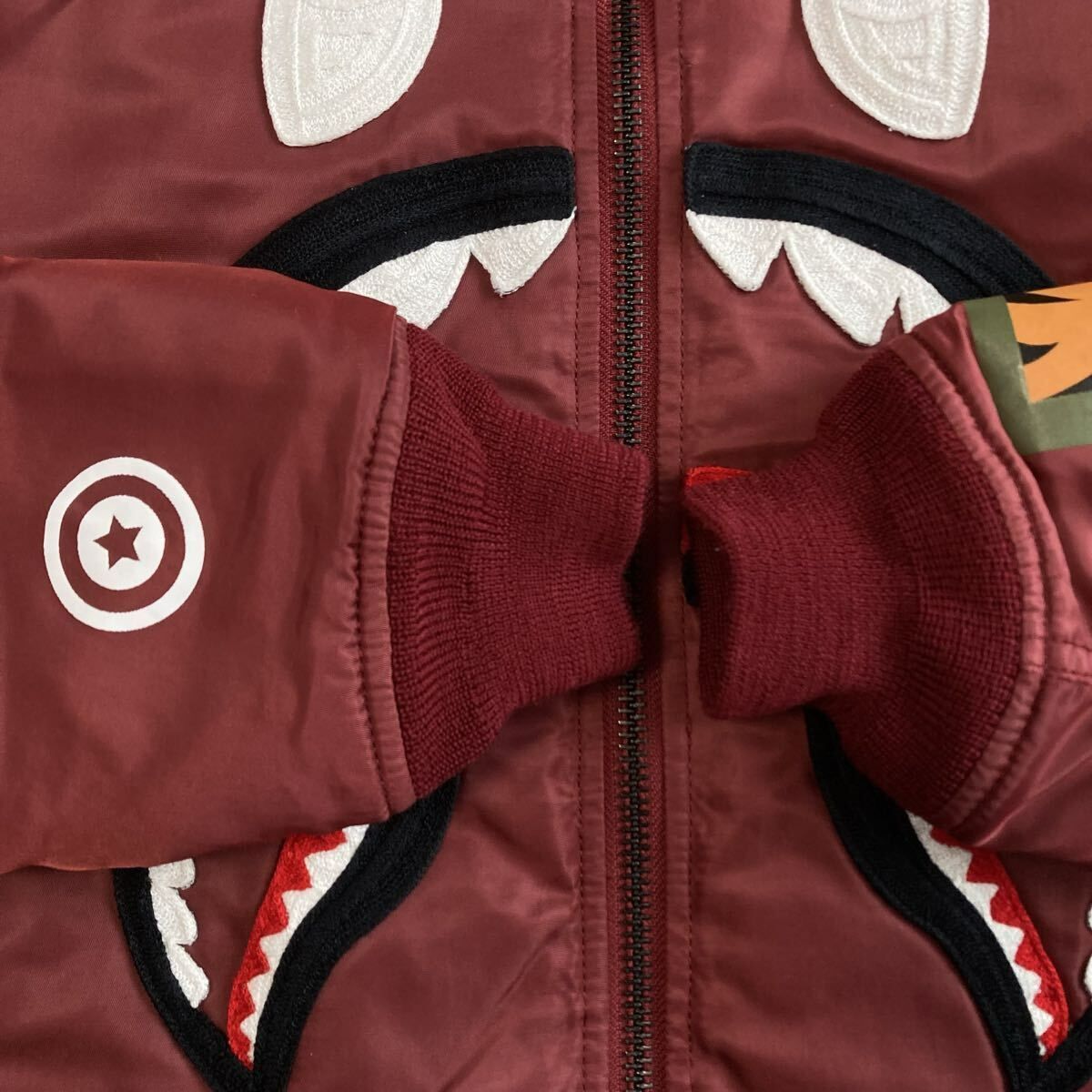SHARK MA-1 Bomber Jacket Sサイズ a bathing ape BAPE エイプ ベイプ