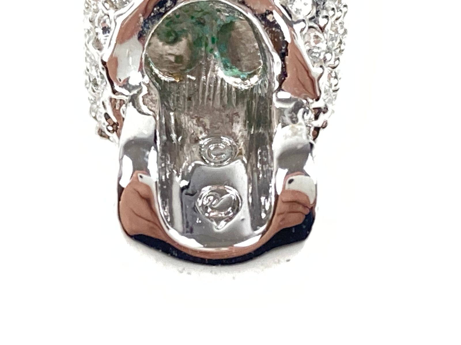 スワロフスキー SWAROVSKI クリスタル スカル ネックレス ブラック