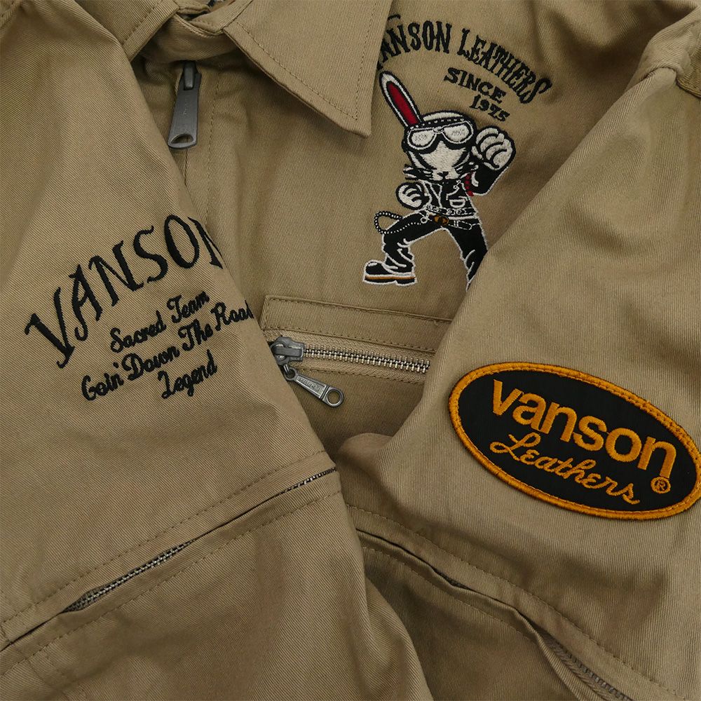 VANSON バンソン T.F.O.A デスラビット ブルゾン 2WAY ジャケット