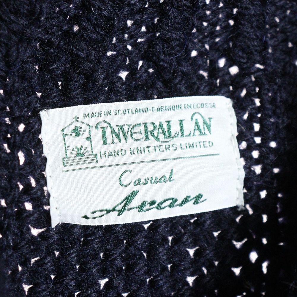 INVERALLAN (インバーアラン) 3A ウールケーブルニット レギュラー 