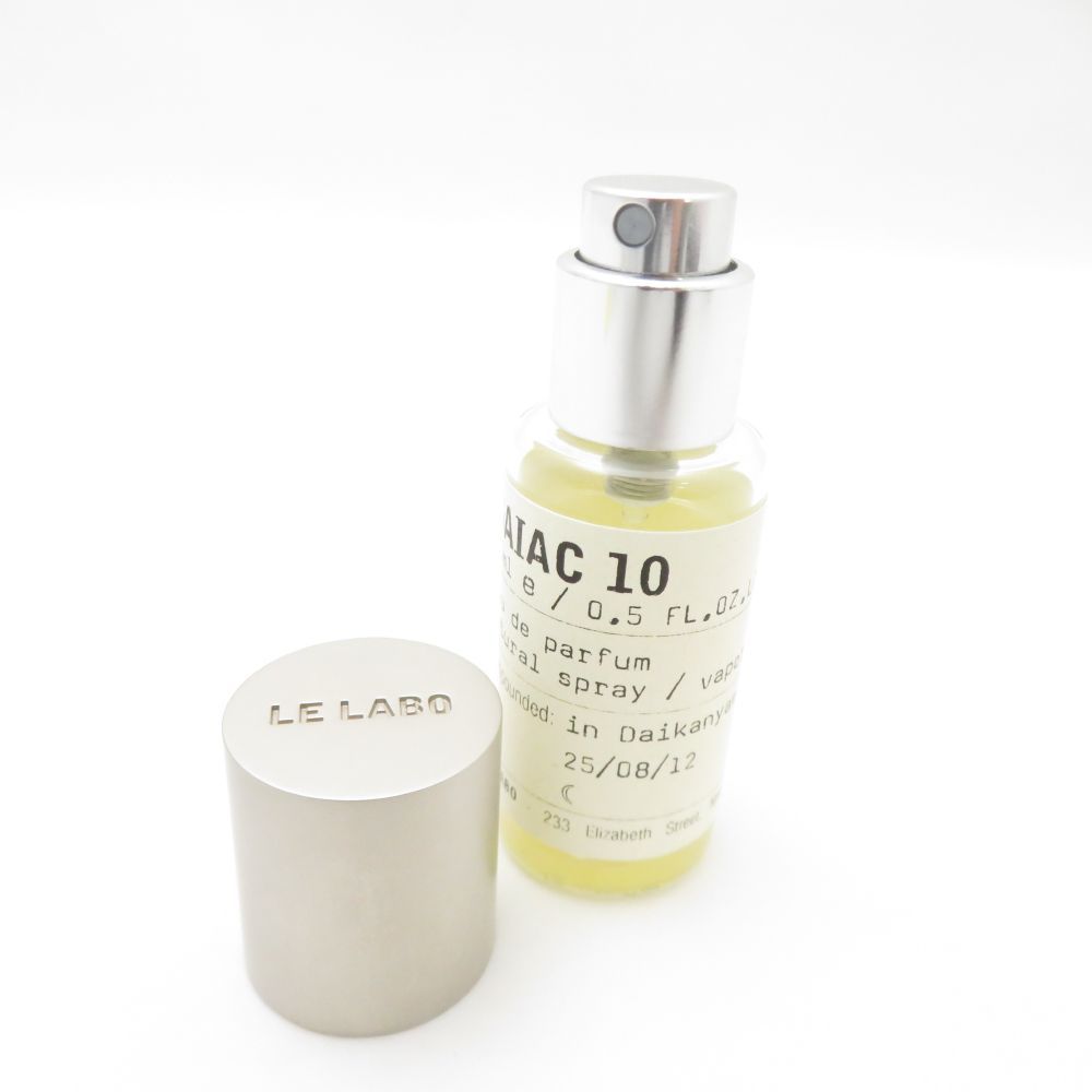 美品 LELABO ルラボ ガイアック10 オードパルファム 15ml 香水