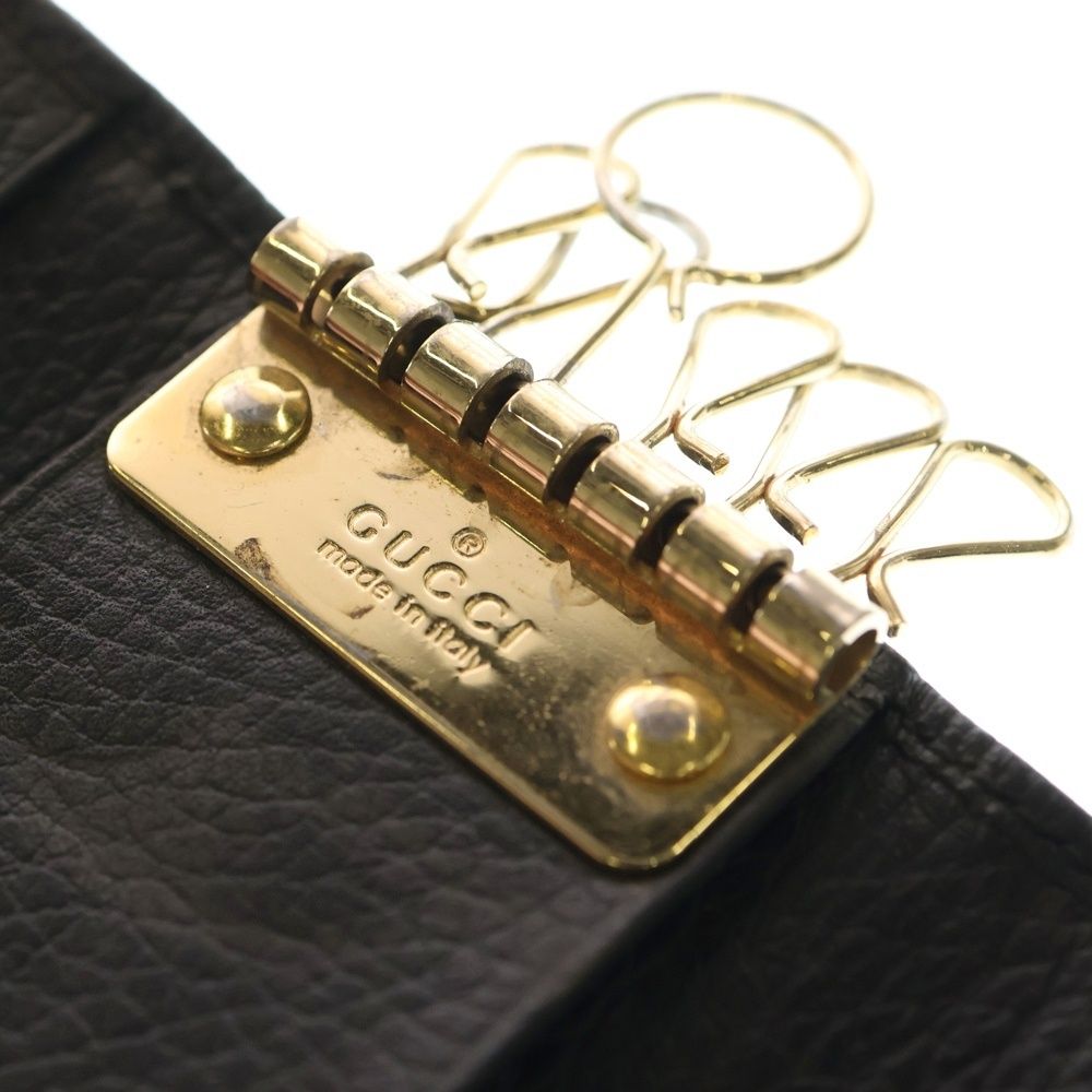 GUCCI (グッチ) GGマーモント レザー コンパクト 6連キーケース
