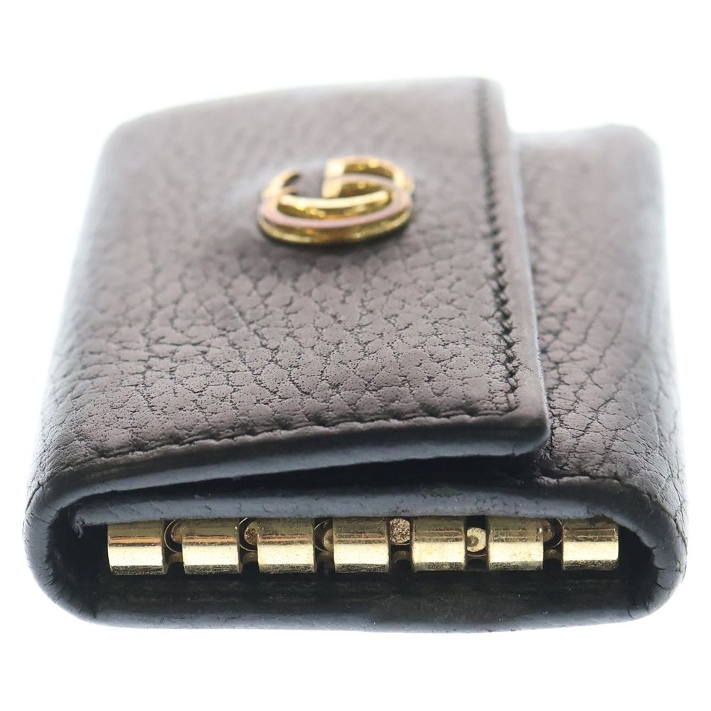 GUCCI (グッチ) GGマーモント レザー コンパクト 6連キーケース