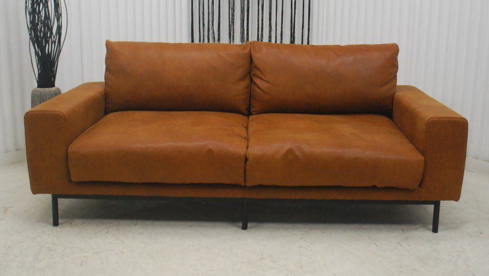  現品限り ヴィンテージ調ソファ フェザー入り キャメル 北欧調ブルックリンスタイル アウトレット 送料無料 一部除 250726-プルート2.5pオーカー リクライニングソファベッド 2人掛け 3人掛けソファ ソファ ソファベッド