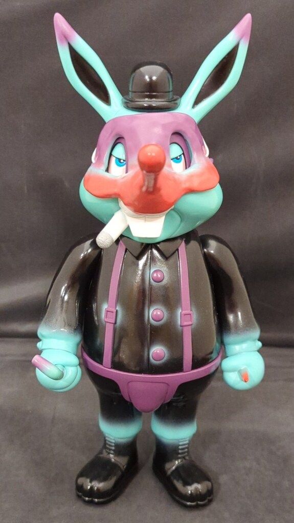 BLACK BOOK TOY A CLOCKWORK CARROT FRANK KOZIK LIL ALEX DEVIL EDITION 黒成型|顔手ミント|紫