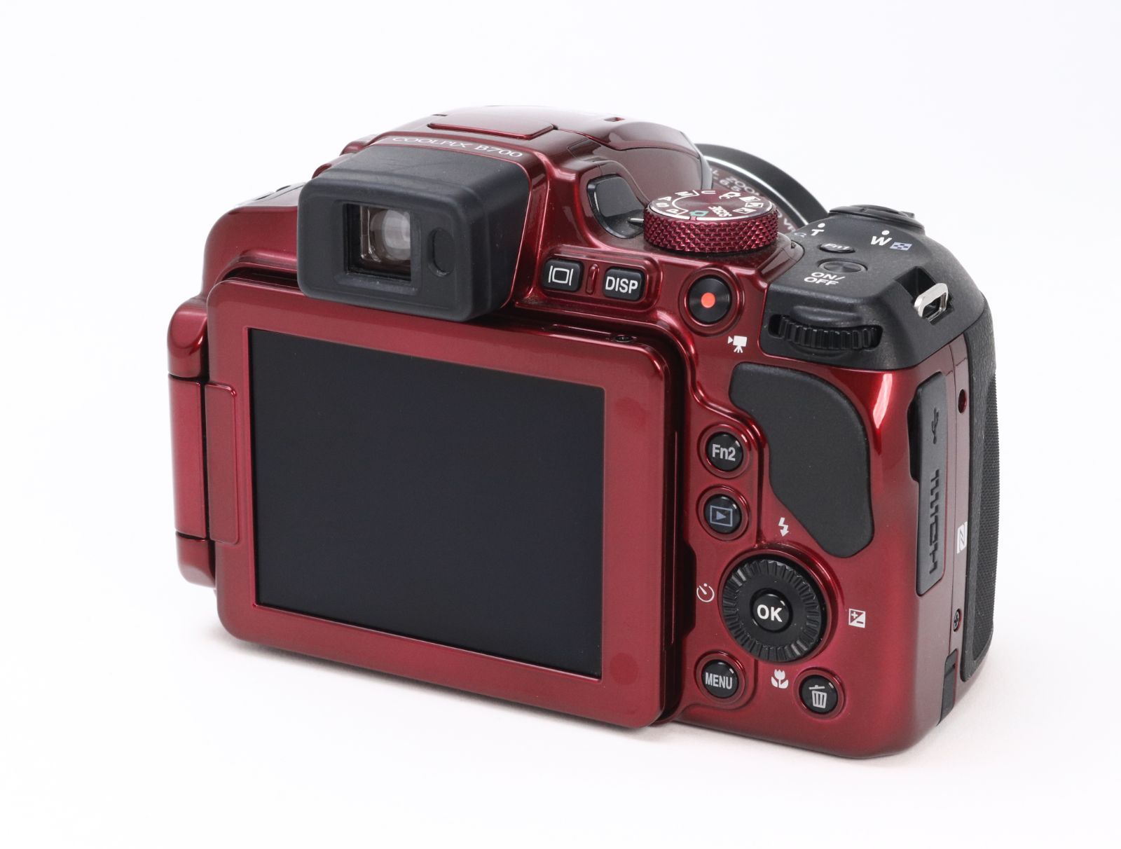 AB+ (良品) Nikon ニコン COOLPIX B700 レッド 初期不良返品対応 33-47