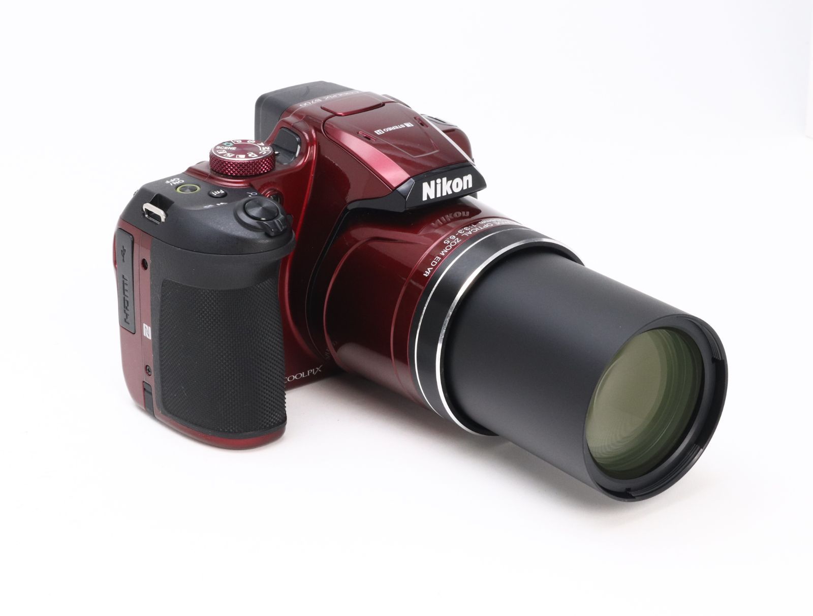 AB+ (良品) Nikon ニコン COOLPIX B700 レッド 初期不良返品対応 33-47
