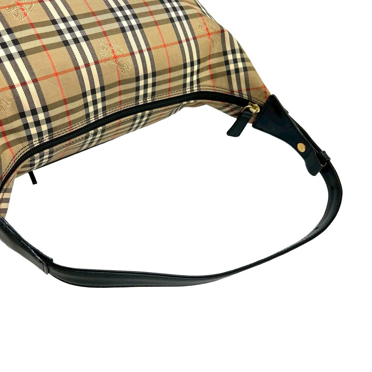 極 美品 BURBERRY バーバリー ノバチェック シャドーホース 柄