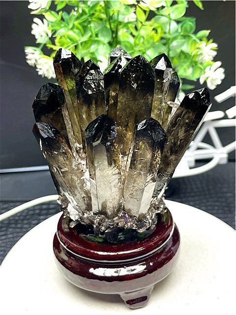 1400g超綺麗高透明度水晶クラスターB89B6/234B12B 【公式通販】
