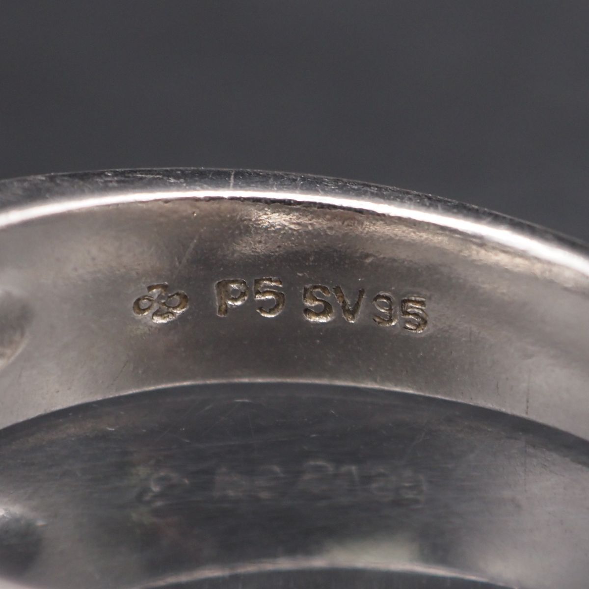 1円～】カフス P5 SV95 刻印 重量約8.80g プラチナ5％ シルバー95％