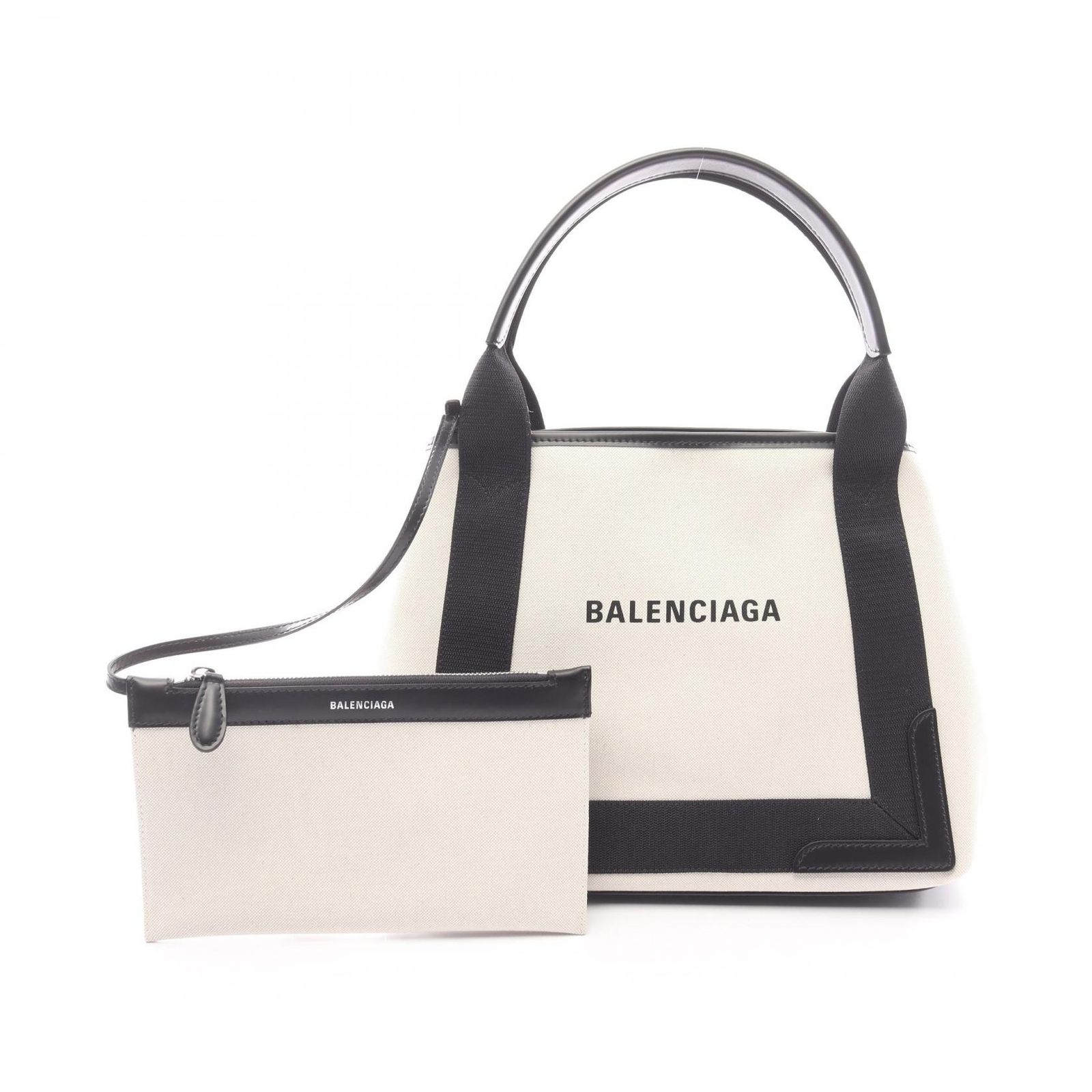 バレンシアガ BALENCIAGA トートバッグ NAVY CABAS S ネイビーカバ 