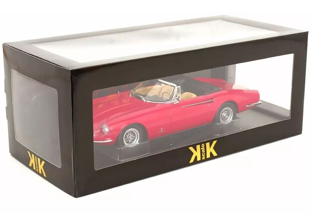 ミニカー 1/18 フェラーリ 365 カリフォルニア スパイダー 1966(レッド