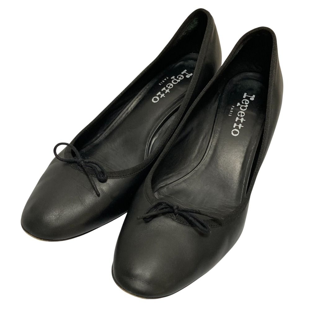美品 repetto レペット レザー パンプス バレエシューズ サイズ40 約 