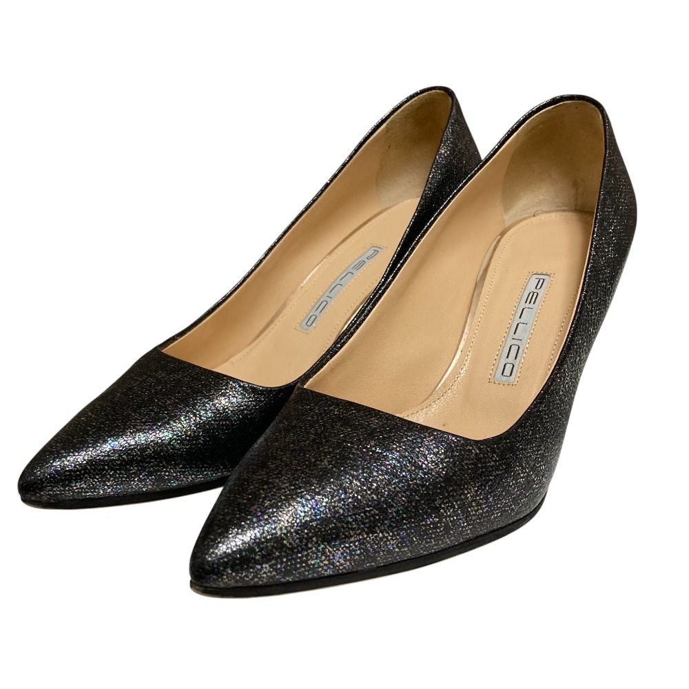 美品 PELLICO ペリーコ ANDREA パンプス ラメ サイズ36 1/2 約 美品 PELLICO ペリーコ ANDREA パンプス ラメ サイズ36 1/2 約