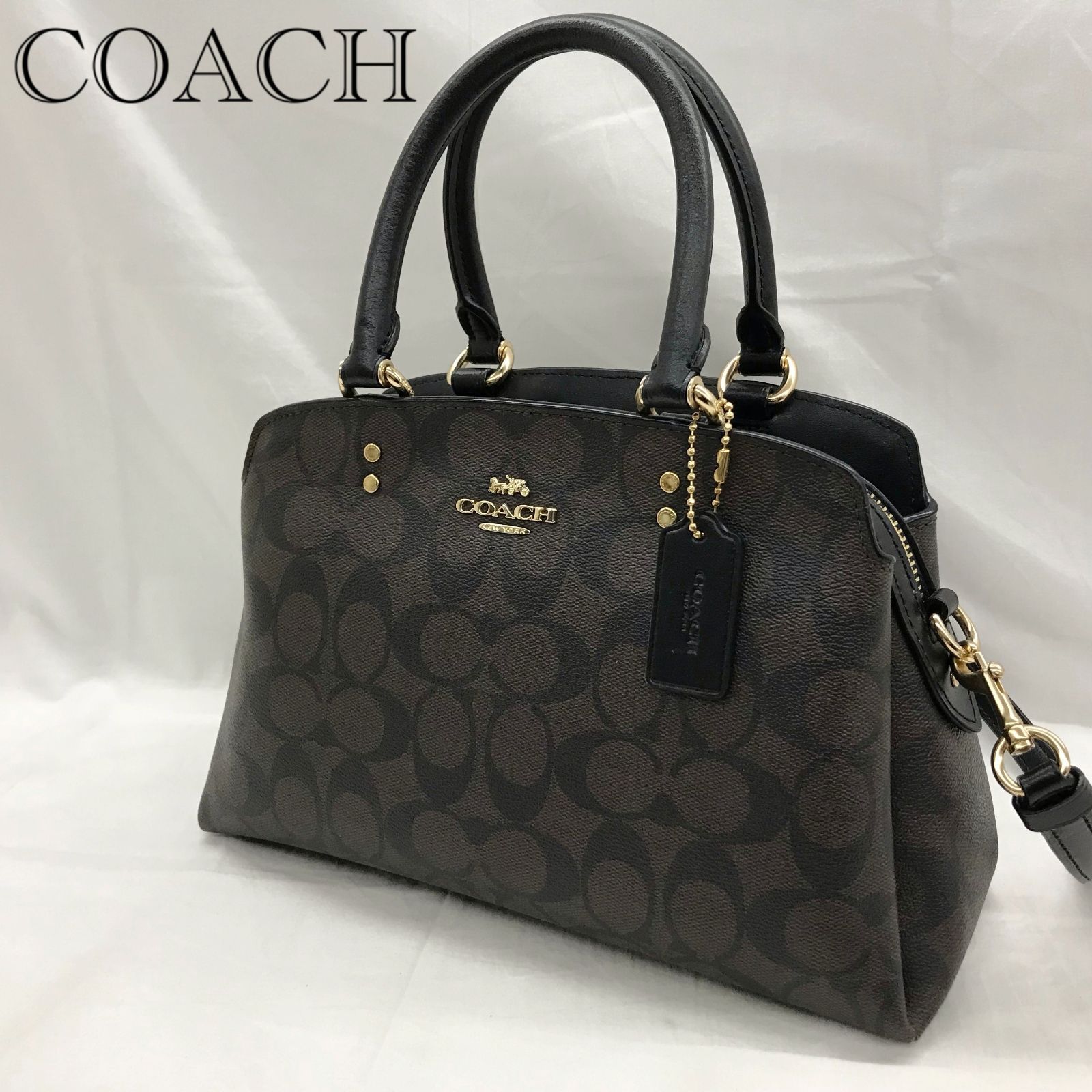 COACH コーチ 91494 シグネチャー ハンドバッグ ショルダー