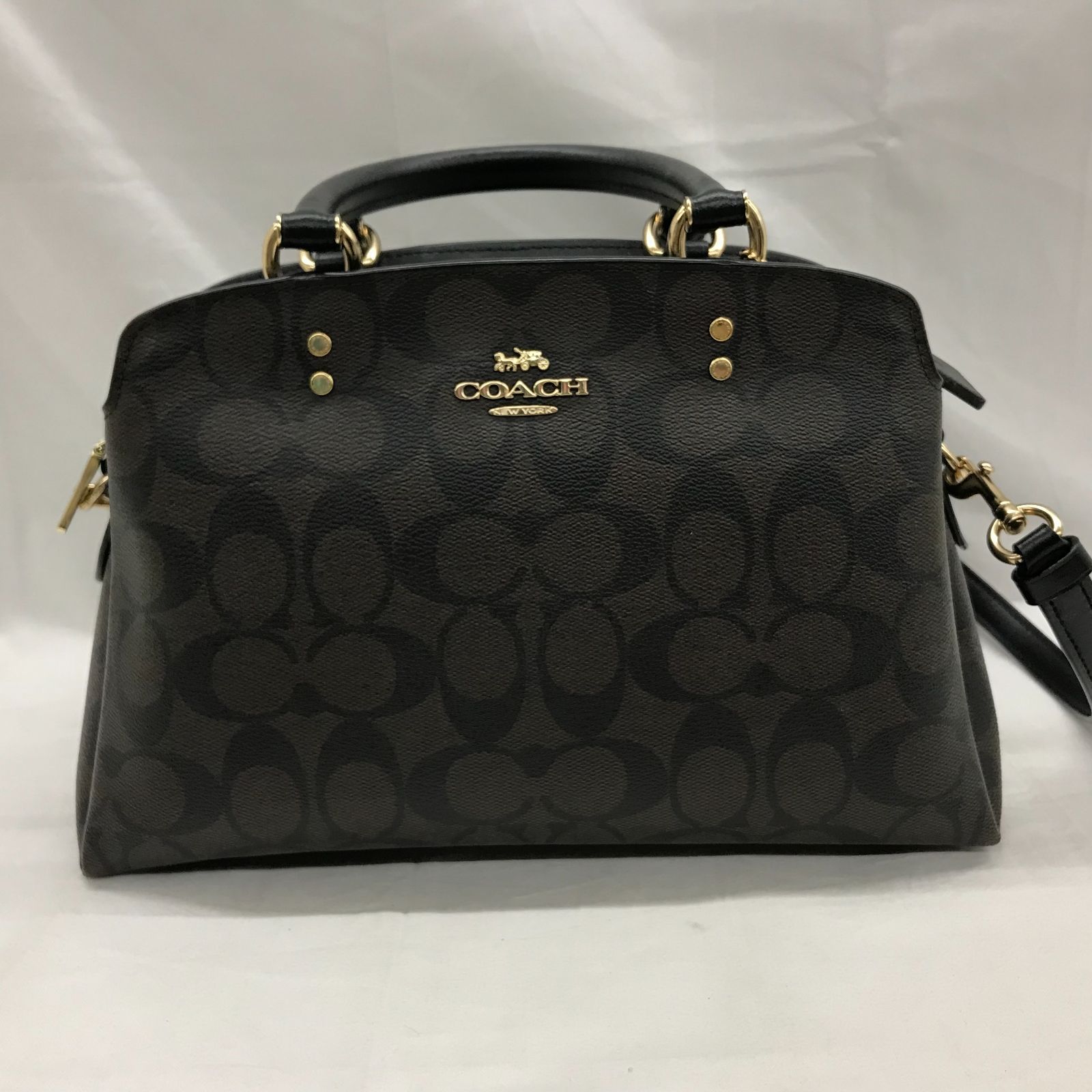 COACH コーチ 91494 シグネチャー ハンドバッグ ショルダー 